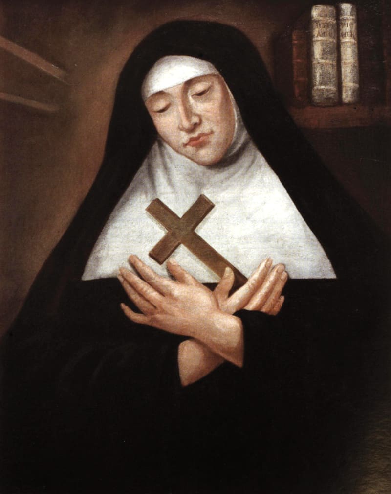Retrato de la Madre María de la Encarnación, atribuido a Hugues Pommier, 1672